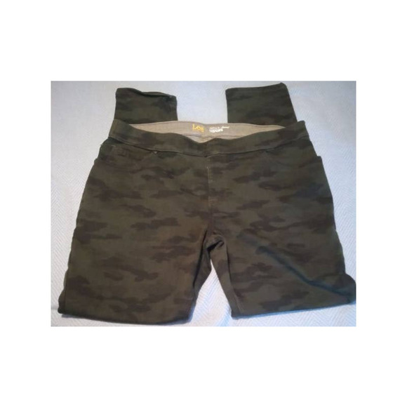 Lee Modern Series Dream Legging Pants Womens 16 Medium Camouflage Mid Rise (S30) - Picture 1 of 4
